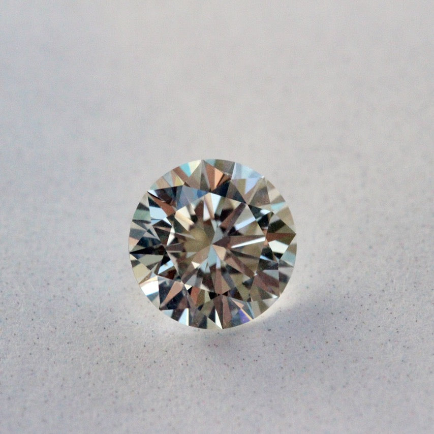 Rund briljant lab-grown diamant (illustrasjonsfoto)