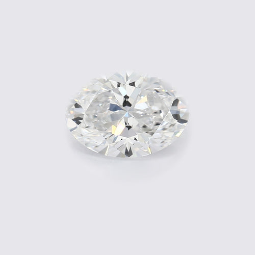 1,02 ct oval lab-grown diamant sett ovenfra