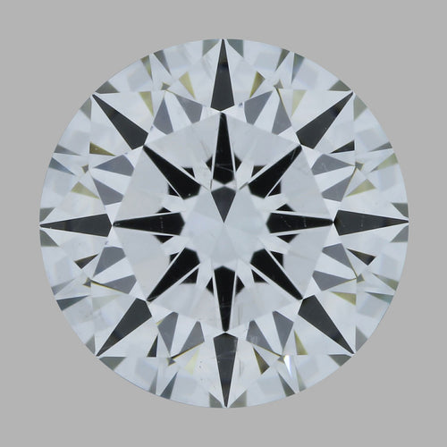 1,51 ct rund lab-grown diamant sett ovenfra